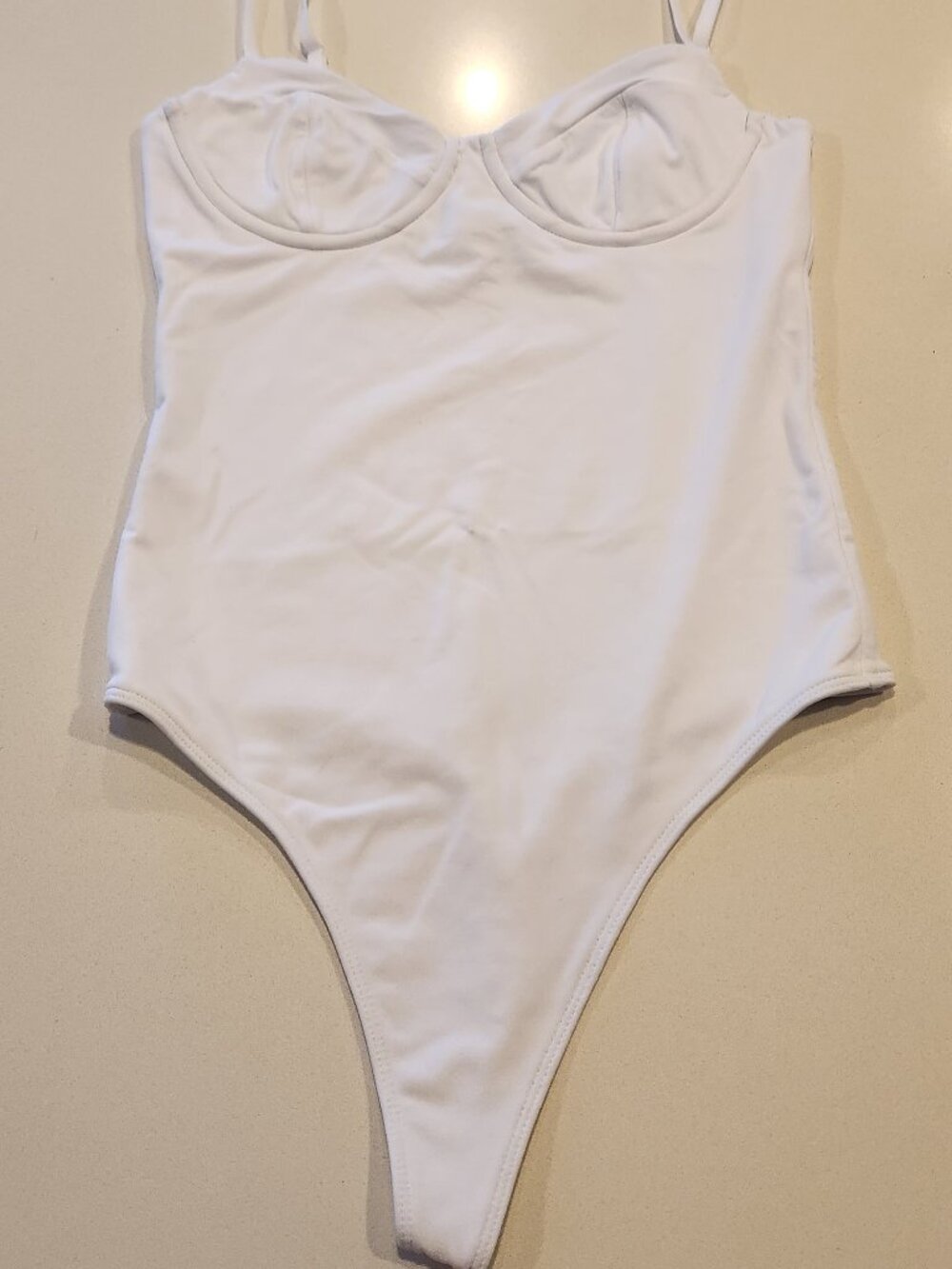 Babaton Aritzia Contour Forte Bodysuit - White